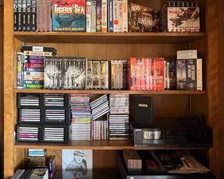 CDs, Records, VHS & DVDs