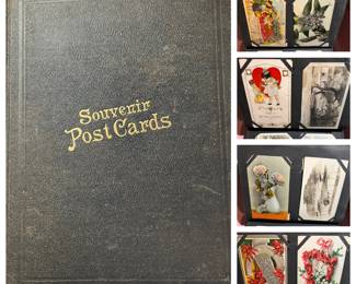 Large antique postcard collection