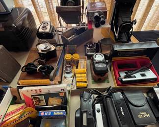 Vintage cameras & accessories
