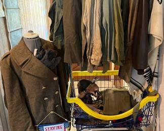 Vintage Military & Scout uniform pieces & accessories