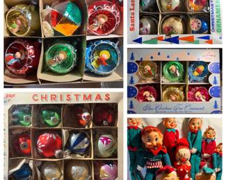 Vintage Christmas decor & ornaments
