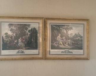 PAIR OF PRINTS