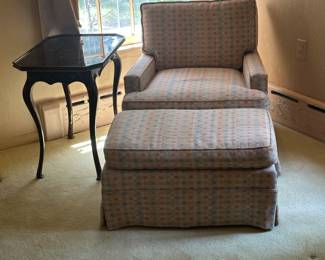 BEAUTIFUL OCCASIONAL TABLE...CHAIR/OTTOMAN
