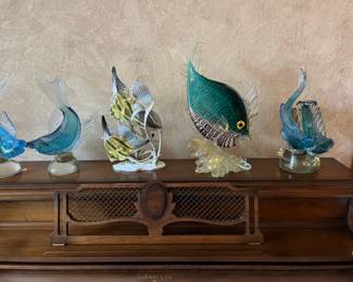 Murano glass fish