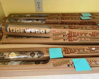 County Stadium collector bats
