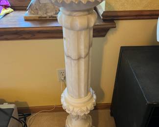 alabaster pedestal