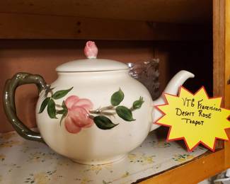 Rose tea pot