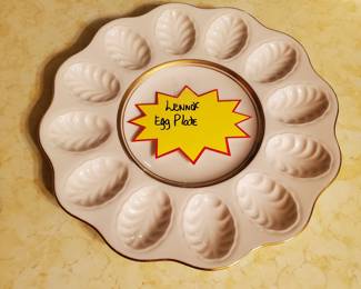 Lenox egg plate
