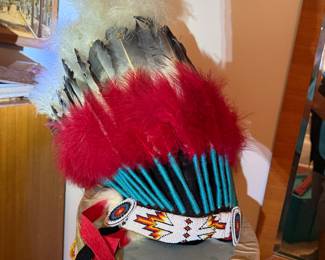 Oklahoma State Prison Institution Native American Head Dresses