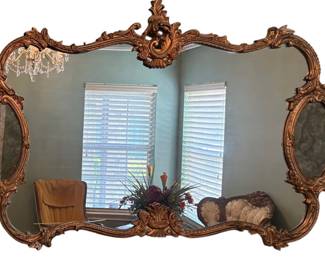Ornate Vintage Wall Mirror