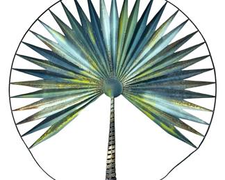 Patio Palm Leaf Decor