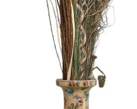 Asian Satsuma Style Vase