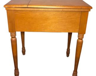 Wood Sewing Machine Cabinet
