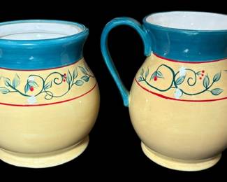 Cookie Jar and Pitcher