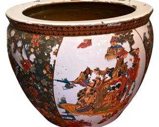 Asian Style Ceramic Planter