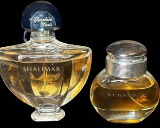 Burberry and Shalimar Perfume