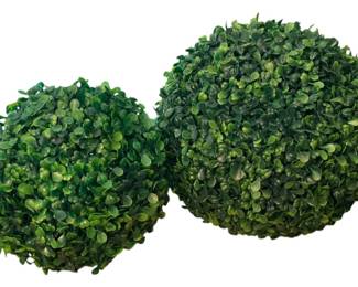 Artificial Privet Topiary Balls