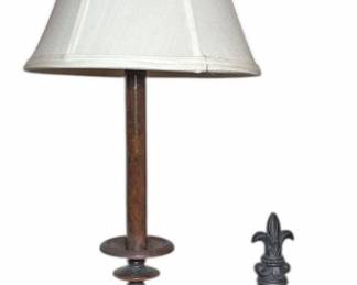 Buffet Lamp and Decorative Jar