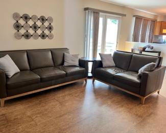 New leather furniture