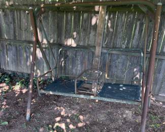 Vintage metal swing