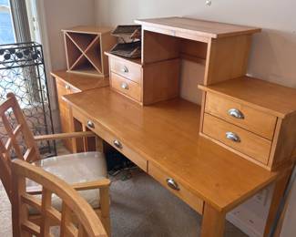 Desk and chair