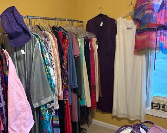 Women's clothes, tops, dresses, handbags