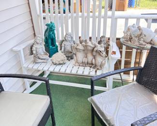 Patio furniture, yard and garden
