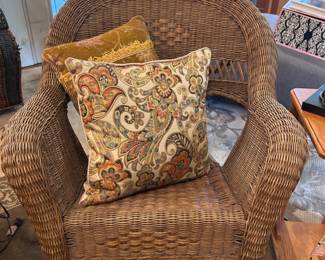 Wicker chairs