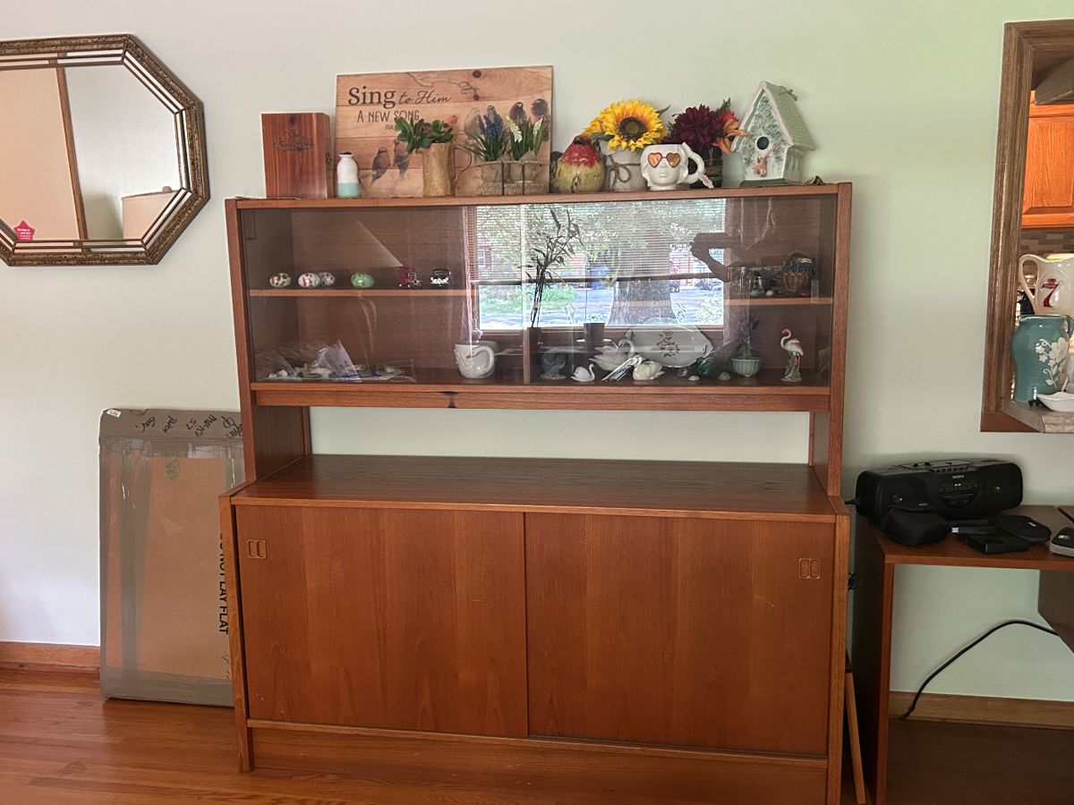 Teak Danish Modern hutch