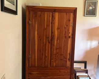 Cedar lined wardrobe