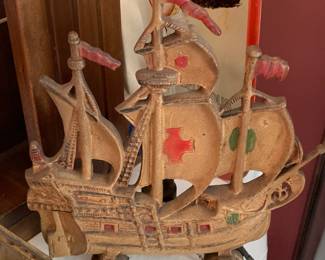 Antique Ship Lamp
