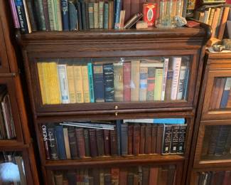 Stacking Oak Bookcases