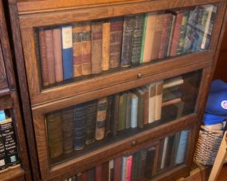 Stacking Oak Bookcases