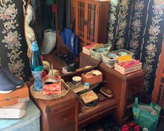 1930's Waterfall Vanity