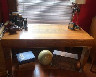 Oak Library Table