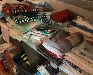 Large Selection of Antique & Vintage Linens