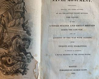 1830 Naval Book