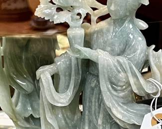 Vintage Carved Jade Figurine