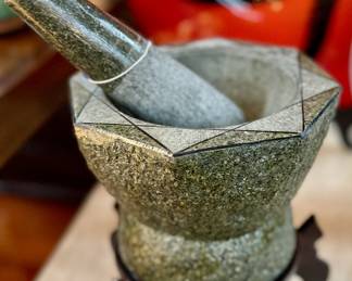 Thai Granite Mortar and Pestle