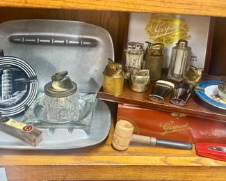 A Smoker's Lot...Vintage Ashtrays, lighters and more