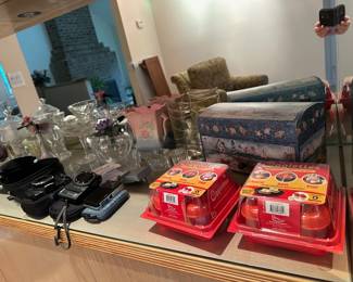 Kitchenwares, Cameras, Vases