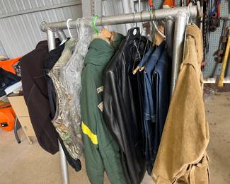 RACK FULL OF FINE OUTDOOR GEAR