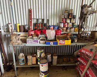 LONG WORK TABLE & MORE
