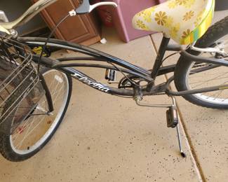Ladies black Electra bike