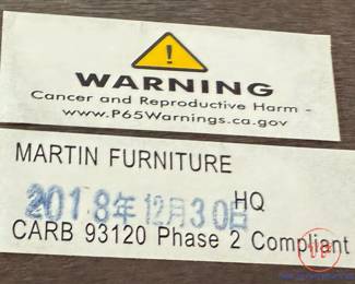 MARTIN FURNITURE Hartford Wood L-Desk