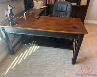 MARTIN FURNITURE Hartford Wood L-Desk
