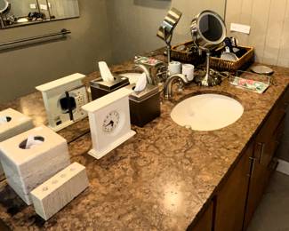 Bathroom items.
