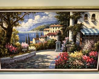 BUY IT NOW! $495.00. Min Song Ree 40" x 70"-Framed 46" x 76"