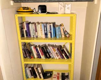 Large amount of books.
