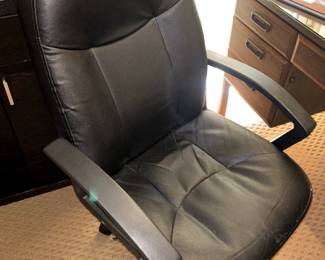 Black office chair. $75.00.